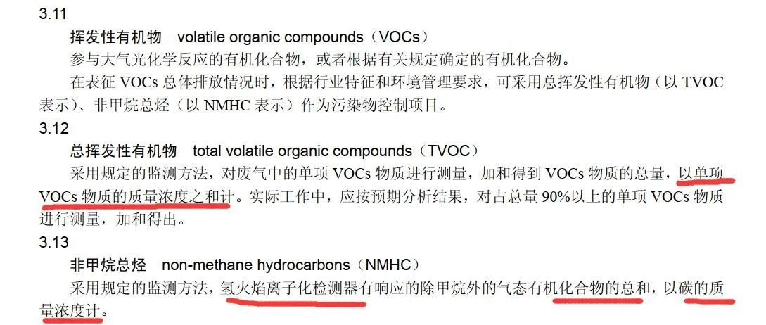 環(huán)評中成分明確的揮發(fā)性有機(jī)物用非甲烷總烴（以碳計）表征需要折算嗎？折算問題引發(fā)的TVOC與非甲烷總烴使用的不解與糾結(jié)？